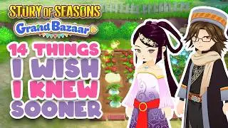 14 Things I Wish I Knew Sooner in Story of Seasons Grand Bazaar | Tips & Tricks