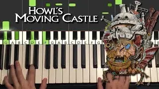 Howl's Moving Castle - Theme Song (Piano Tutorial Lesson) | Merry Go Round of Life