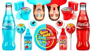 Red Food vs Blue Food Challenge | Prank Wars by Fun Challenge