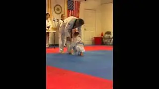 New belts...white belt graduation.