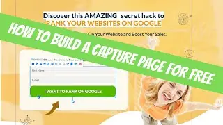How To Create A Capture Page Free Capture Pages Made Easy Builderall tutorial