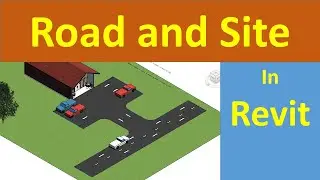 Road and site plan in Revit