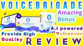Voicebrigade Review, High Quality A.I powered voiceover services in Human like voices +40 Languages
