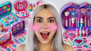 I did my makeup with toys😳😅