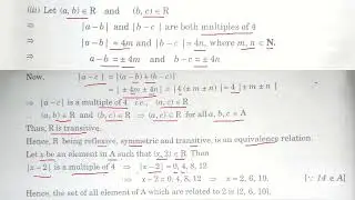 Examples of Equivalence Relation | class-12 | Mathematics | Ex-1.2