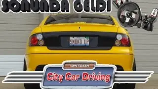 Logitech G27 ile City Car Driving // SONUNDA