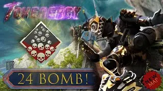 Legend's Wake Badge dropped 24 with Octane on New Map Storm Point - Spoiler, I didn't clutch! 🤪