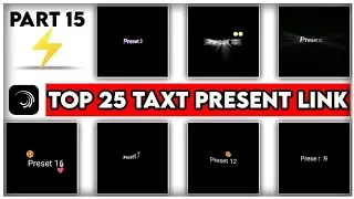 Top 25 🔥Alight Motion Rays Text Animation Presets ||AlightMotion Preset Download Free 25
