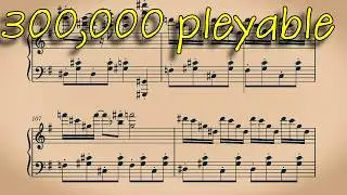 300,000 Subscribers Playable on sheet music