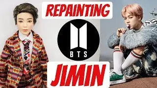 Repainting BTS JIMIN Doll / Bangtan Boys / Wings / You Never Walk Alone / 박지민 방탄소년단