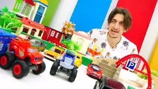 Вспыш и Крушила столкнулись со злым ТРОЛЛЕМ! Приключения в видео про машинки для мальчиков