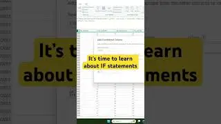Microsoft Power Query allows you to write IF statements 