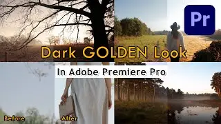 Amazing Trick To Dark GOLDEN Hour Look In Adobe Premiere Pro [Easy Tutorials]