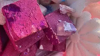 Dyed Purple Ader Gym Chalk + 100 soft Reform Gym Chalk • outside crushing • MASSIVE CRUSHING 💟💟💟