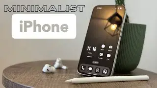 iPhone Minimalist Setup for 2024 - FREE Custom App Icons