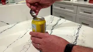 How to open a beverage can - two methods!