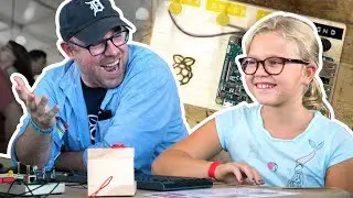Get hands-on with our physical computing blocks || Maker Faire NY '17 || Raspberry Pi Foundation
