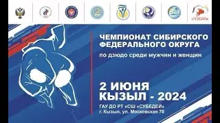 Прямая трансляция Чемпионата СФО по Дзюдо. Татами 3