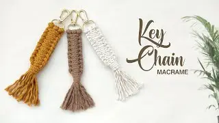 NEW DIY Macrame Key Chain Tutorial