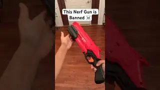 This Nerf Gun is Banned ☠️ #shorts