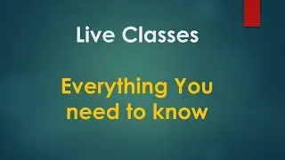 Live Classes - All doubts clarified