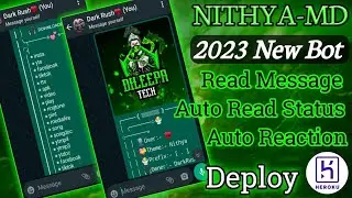 NITHYA Whatsapp BOT | How to create whatsapp bot | NITHYA-MD | Whatsapp BOT 2023