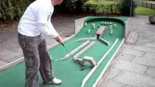 Crazy Golf at Poole Park - Hole 9 Pinball