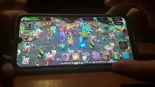 Играю в игру My singing monsters (MSM). Забираю свои награды.