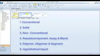 Search find and select components in Aspen plus