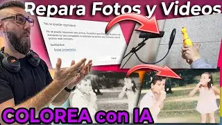 ✅ Cómo REPARAR y COLOREAR con IA FOTOS o VIDEOS DAÑADOS o CORRUPTOS  [2023]