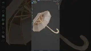 [Umbrella] Blender Low Poly Modeling Day 131/365
