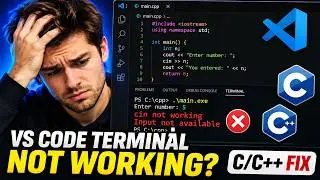 How to Fix VS Code Terminal Not Working | my vscode terminal not working? Fix it (Easy Solution)