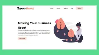 How To Build Responsive Landing Page Using HTML CSS and JavaScript | HTML AND CSS Somali