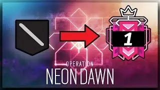 How I Got CHAMPION In Operation Neon Dawn - Ranked Highlights : Rainbow Six Siege