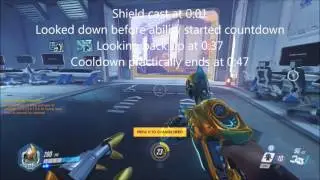 Symmetra shield cooldown bug