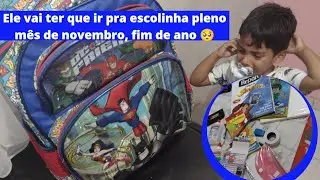 Ytalo Vai Pra Escolinha 🥲❤️ / Comprei Os Matérias Dele ❤️ / Lay Santos