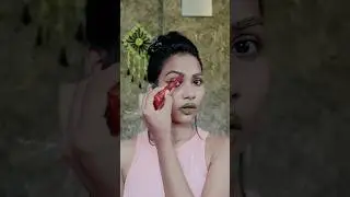 mehndi makeup tutorial😱😭l #mehndi #hack #shorts#makeuphack#youtubeshorts #viral