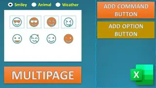 Excel VBA - Multipage (Add Pages|Add Option Buttons|Add Command Buttons)