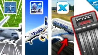 Landing At 100% THROTTLE In FLIGHT SIMS - TFS, RFS, Infinite Flight | X-Plane, Microsoft FS