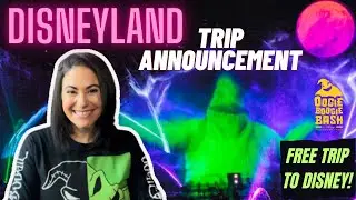 GOING TO DISNEYLAND FOR FREE! I DISNEY TRIP ANNOUNCEMENT I OOGIE BOOGIE BASH 2023