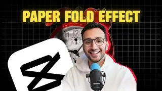 How To Create Ali Abdaal's Paper Fold Effect In Capcut