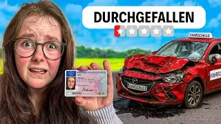 Sie macht ihren FÜHRERSCHEIN in GRAN TURISMO (Katastrophe)