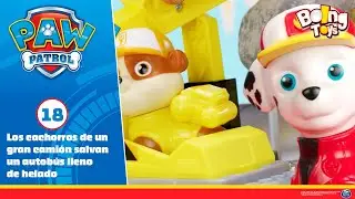 Los cachorros de camiones grandes salvan un autobús lleno de helado 🍦 Temporada 10 - Episodio 18