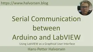 Serial Communication between Arduino and LabVIEW