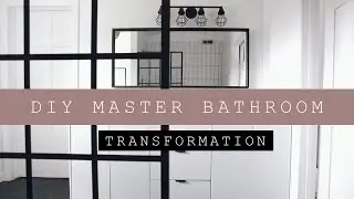 DIY Master Bathroom Renovation - Amazing Transformation!!