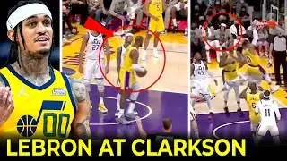 LeBron NAINIS kay Jordan Clarkson, Bench ng Jazz GULAT kay Westbrook liban kay JC!