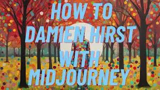 How To - Damien Hirst - Midjourney