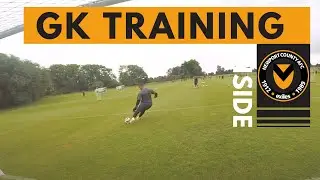 GOALKEEPER TRAINING | DISTRIBUTION | NEWPORT COUNTY