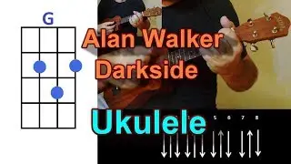 Alan Walker Darkside feat  AuRa and Tomine Harket Ukulele Cover