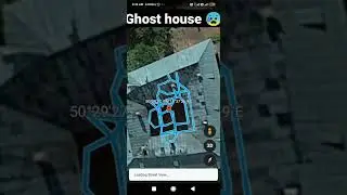 Google Earth ghost house ultimate location /#googleearth #shorts #ghosthouse #scaryhouse #godzilla